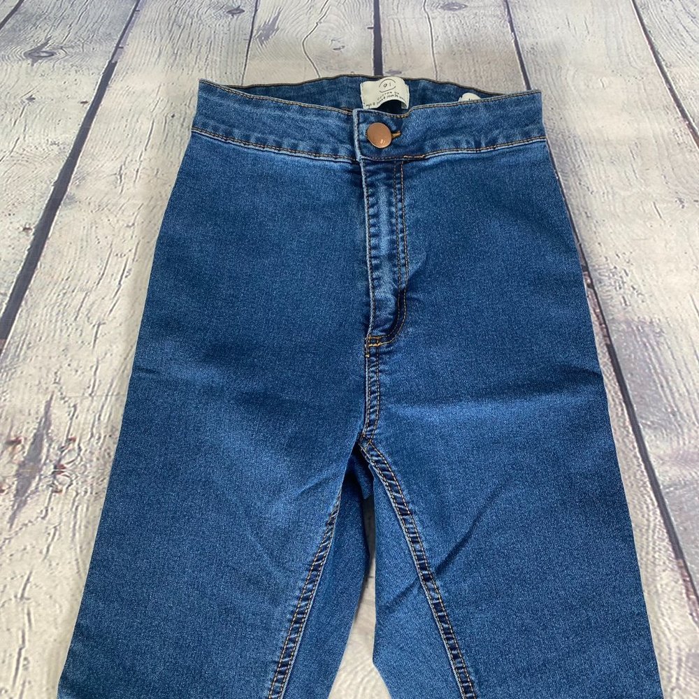 Cotton On High Rise Jegging Blue Dark Wash - Picture 4 of 7